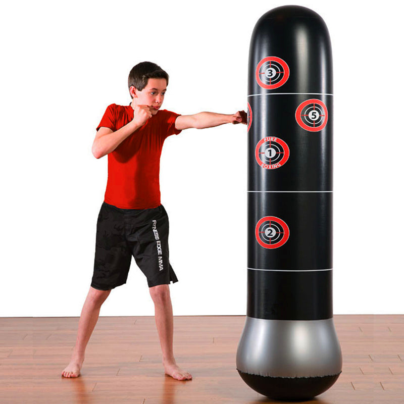 Free Shipping 160cm inflatable tumbler boxing column for adults sports Fitness Thicken soft punching bag Sandbags factory