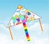 free shipping diy kite blank kite line ripstop nylon fabric kite factory painting kite diamond kites for children kites toys koi