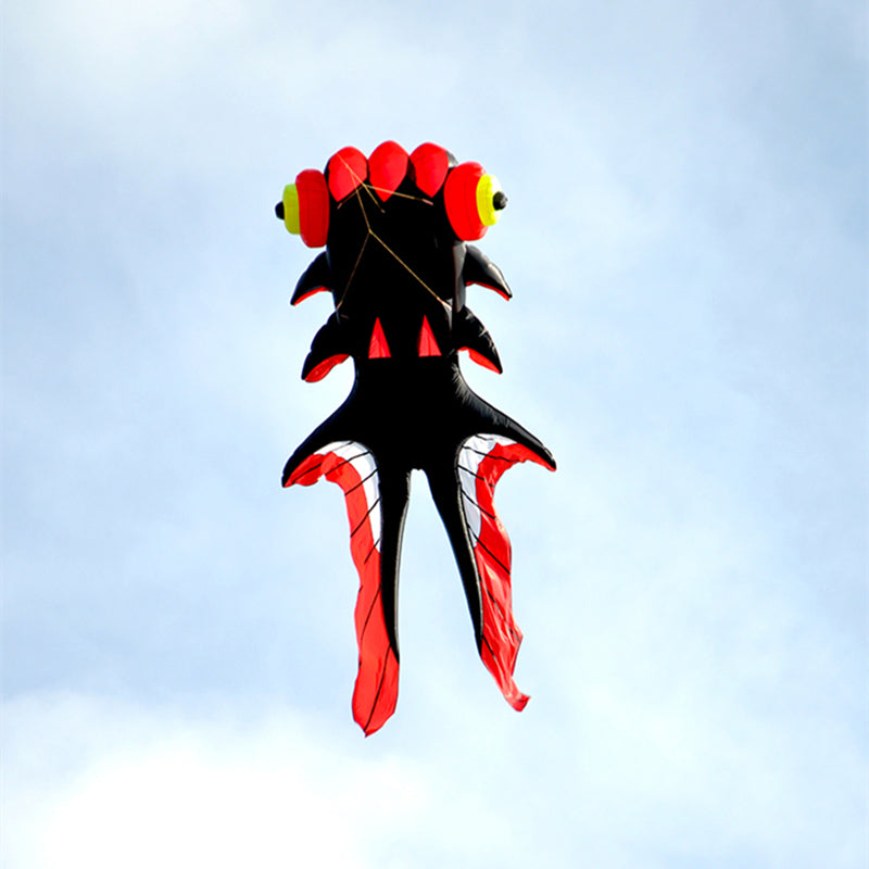 free shipping 8m fish kites flying professional kites reel large kite for adults kite windsocks real parachute outdoor toys kids