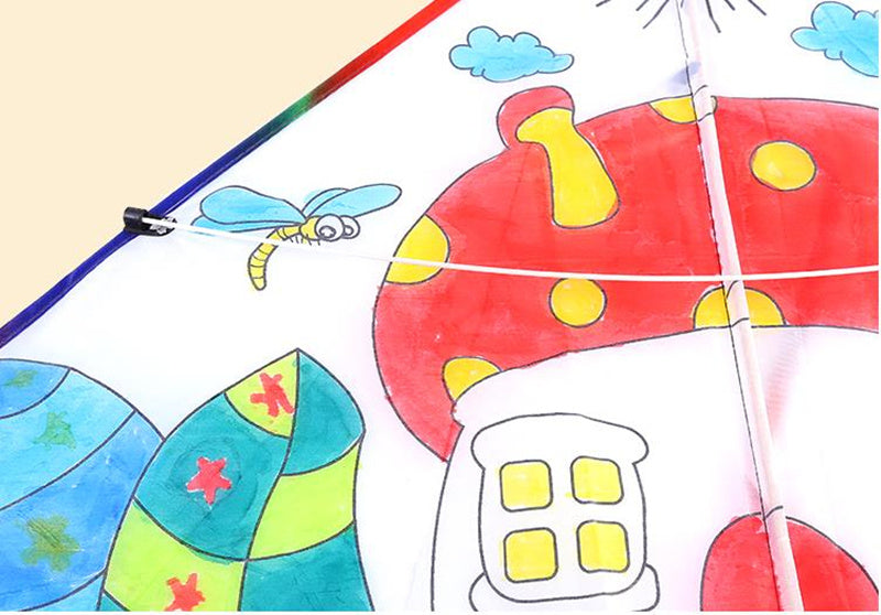 free shipping 100pcs/lot diy kite blank kite line diamond kite toys for children kites factory painting kite educational kites