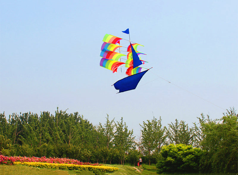 Free Shipping 3d kites flying for adults kites nylon Sailboat kites for sale bird kite snake parachute breeze fly with handle