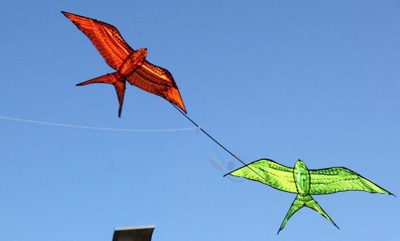 free shipping 2pcs/lot pole swallow kite flying traditional kites for adults kite line dragon kite factory ikite air snakes kite