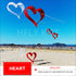 New Arrival 3D Solid Heart Kite High Quality 0.88m Love Heart Shape Single Line Kites for Adults and Kids