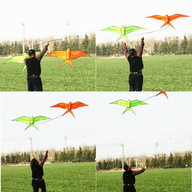 free shipping 2pcs/lot pole swallow kite flying traditional kites for adults kite line dragon kite factory ikite air snakes kite