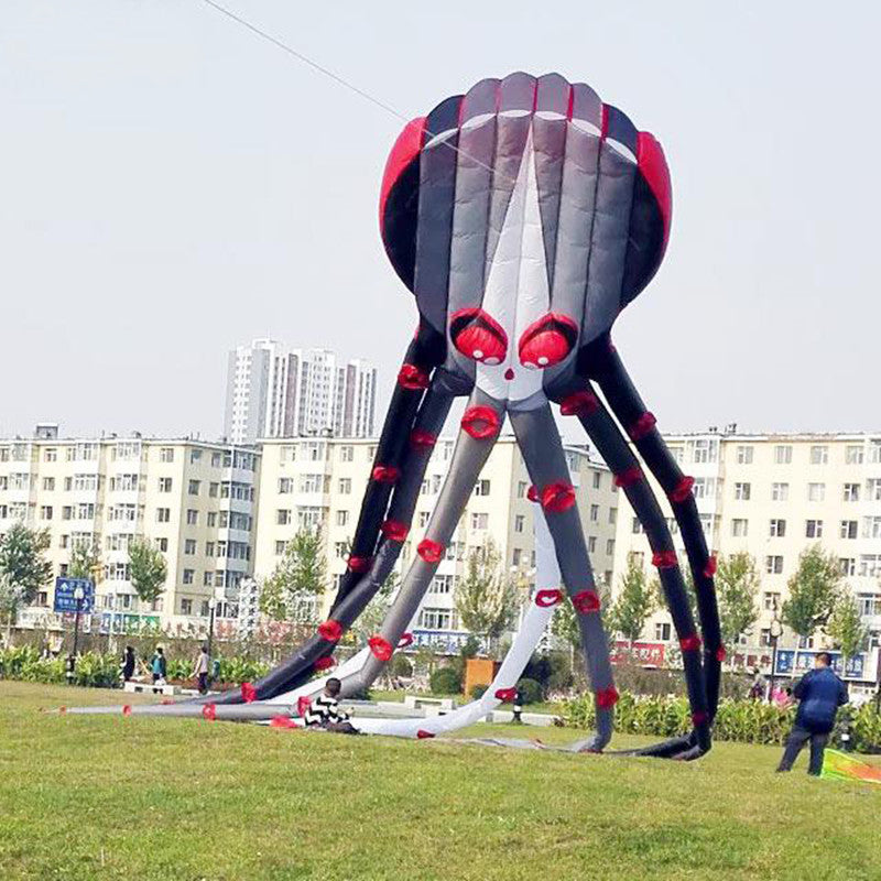free shipping large Capricorn octopus kite for adults kites parachute nylon kite surf outdoor game toys professional kite fabric