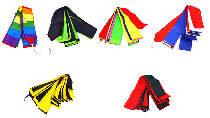 free shipping large kite tails flying kite windsocks kites rainbow tail kite for kids plane kite string winder cobra paragliding