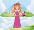 Free shipping 2023 new kite Crown Princess Flower Fairy kite Weifang children's kites cartoon girl kites