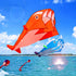 Large soft kite dolphin kite nylon kite line animated kites flying