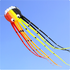 Free Shipping 13color Big Octopus Kite 8m Large Single Line Soft Inflatable Kite 30D Ripstop Polyester Fabric with Bag