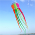 Free Shipping 13color Big Octopus Kite 8m Large Single Line Soft Inflatable Kite 30D Ripstop Polyester Fabric with Bag