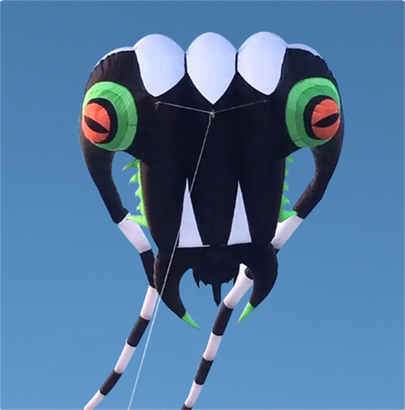 Free Shipping 16sqm Huge Trilobite Kite Pilot Lifter Line Laundry Soft Inflatable Show Kite for Kite Festival 30D Ripstop Nylon with Bag