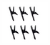 Free shipping Kite rod diy accessories skeleton protection cap diagonal tee connecting iron pipe tee inner connector crocodile clip