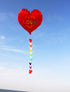 free shipping inflatable kites heart kites fly nylon fabric kite weifang kite string steering kite outdoor toys for adults kites
