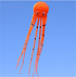 Free Shipping 13color Big Octopus Kite 8m Large Single Line Soft Inflatable Kite 30D Ripstop Polyester Fabric with Bag