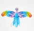free shipping 2pcs/lot mini kites flying for children kite line 3d kite pocket kite for kids fishing rod dynamic wing PE kite