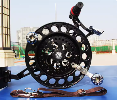 Free shipping 2023 New Weifang Victory 28 alloy backstrap wheel universal guide large adult kite line wheel sea fishing reel