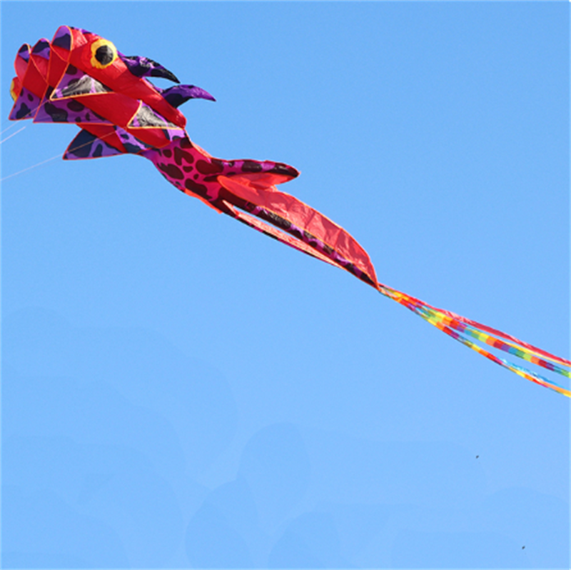 New 3D Boneless Kite for Big Goldfish Adults is a Large High End Three Dimensional Soft Kite That Is Easy to Fly