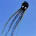 Free Shipping 13color Big Octopus Kite 8m Large Single Line Soft Inflatable Kite 30D Ripstop Polyester Fabric with Bag