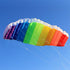 Large dual line Parafoil kites fly Sports Beach power kite