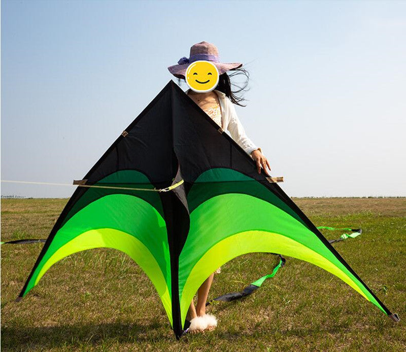 free shipping large delta kite for adults kite nylon toys fly kites children kite reel weifang kite factory ikite eagle bird new kites